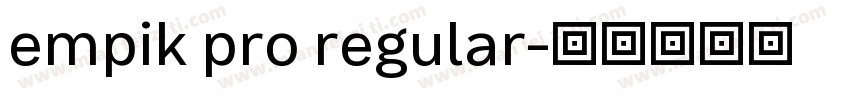 empik pro regular字体转换